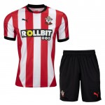 Günstige Fußballtrikots Southampton Kinder Heimtrikot 2024-25 Kurzarm